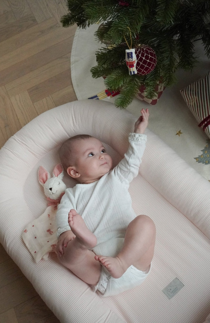 Babynest - Classic Stripes Rose - detalj 5