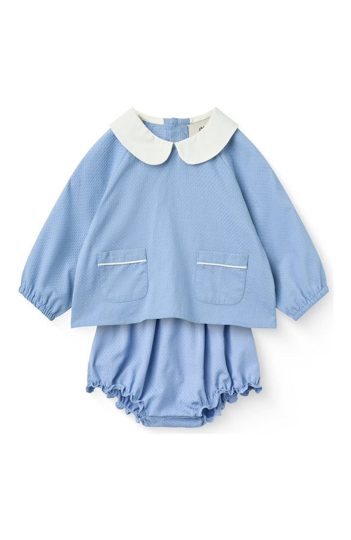Babyset blus & bloomers - Endless Blue