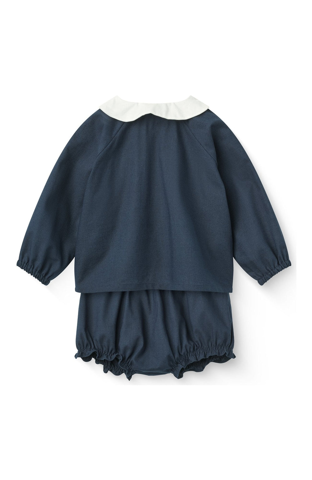 Babyset bloomers & blus - Navy - detalj 1
