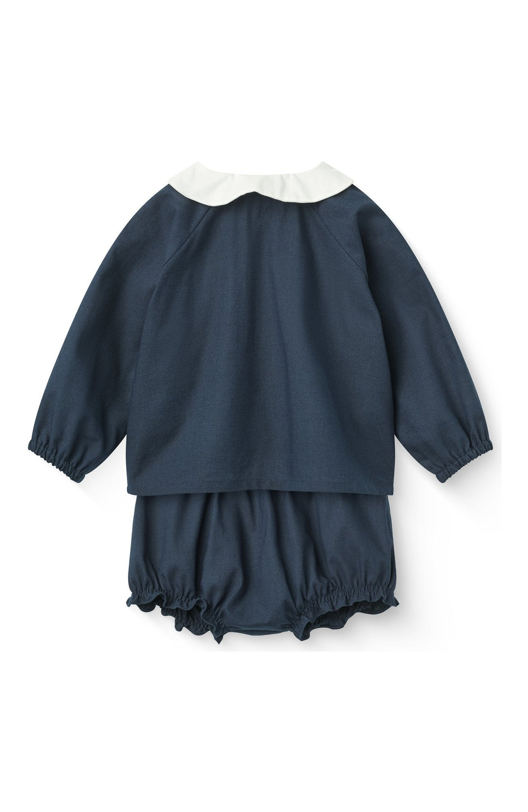 Babyset bloomers & blus - Navy - detalj 1