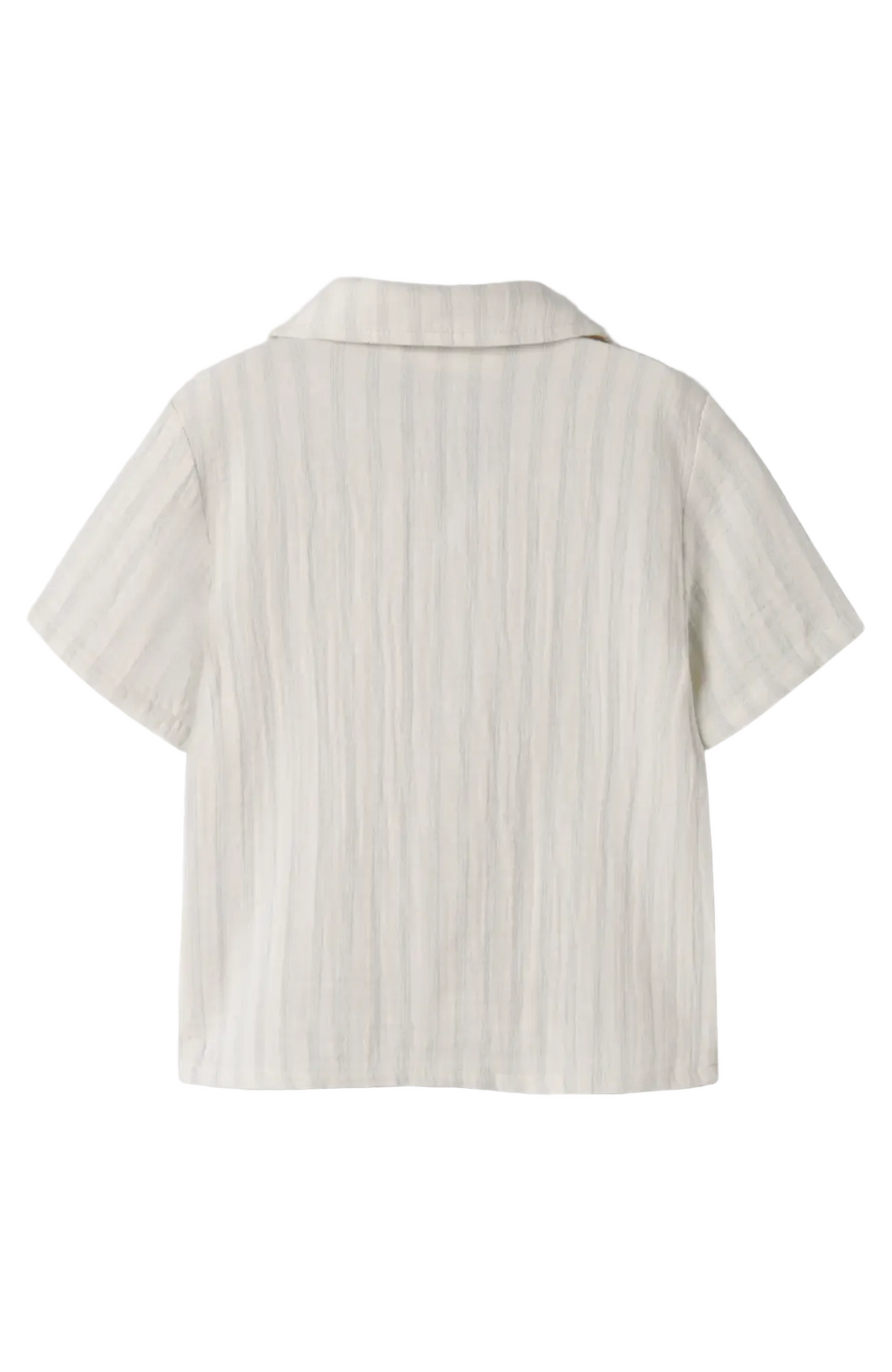Hagi Loose Shorts - Coconut Milk/Dusty Blue