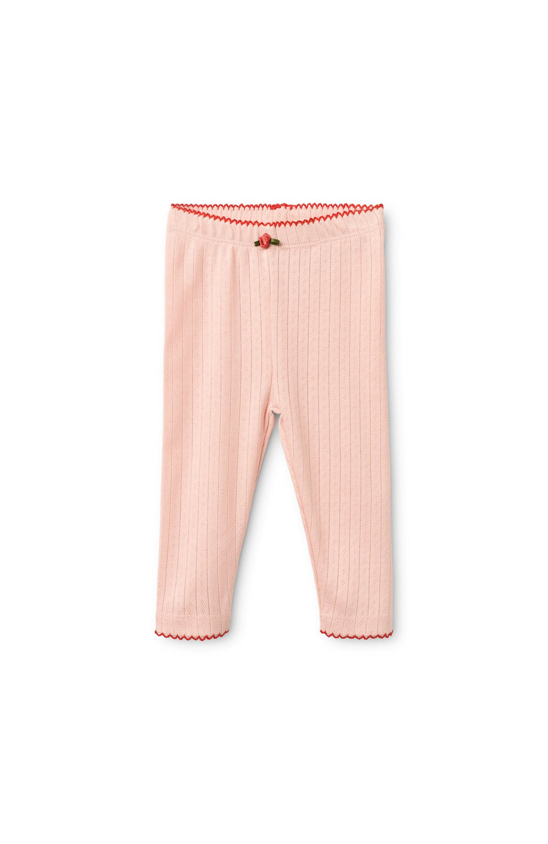 Liva Pointelle Leggings - Soft Rose