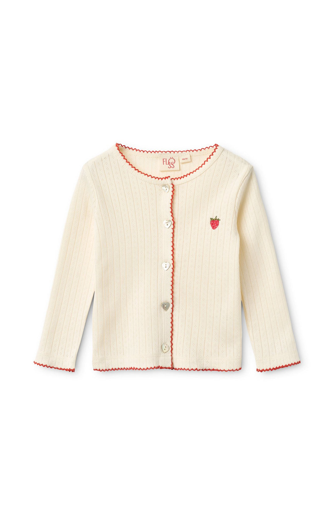 Flora Pointelle Kofta - Gentle Cream