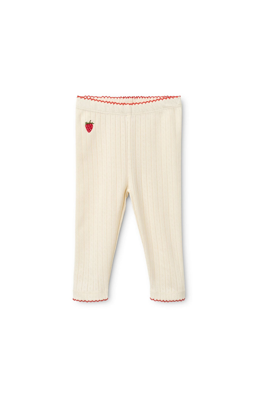 Flora Pointelle Leggings - Gentle Cream