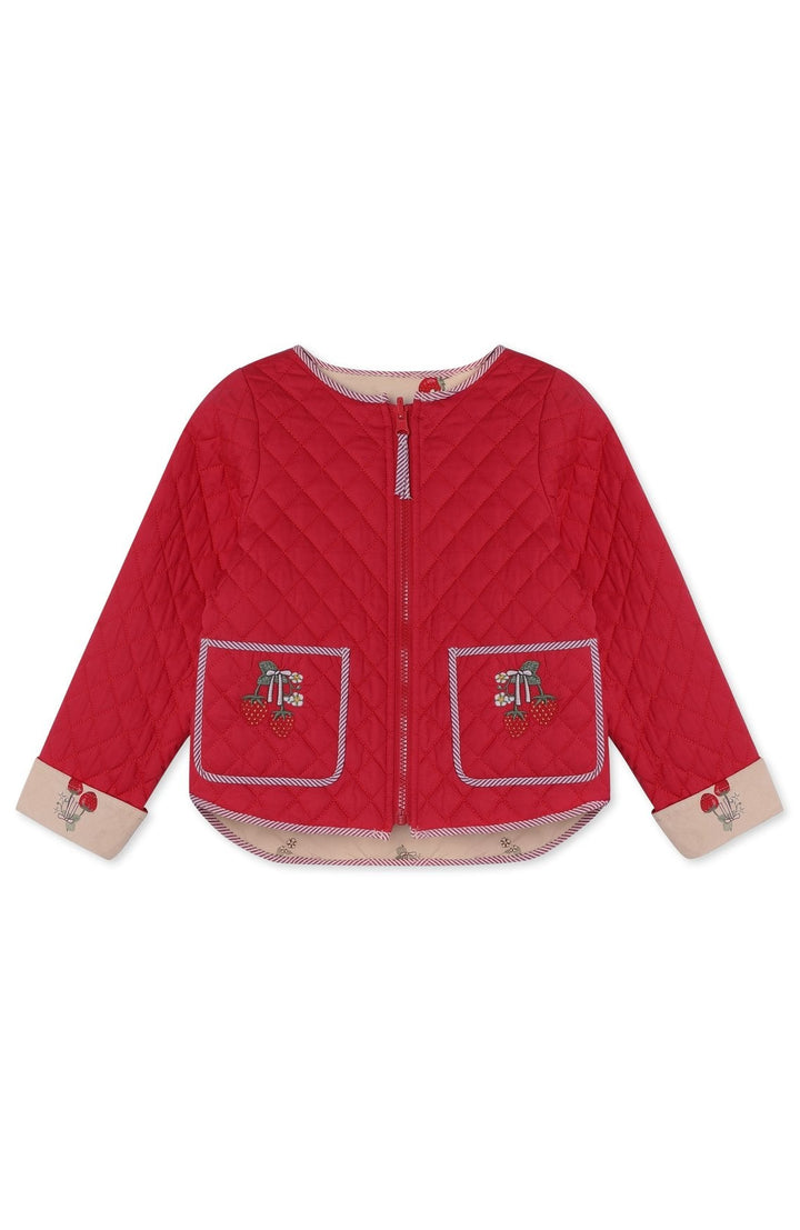 Kota Reversible Strawberry Jacket - Sandshell AOP