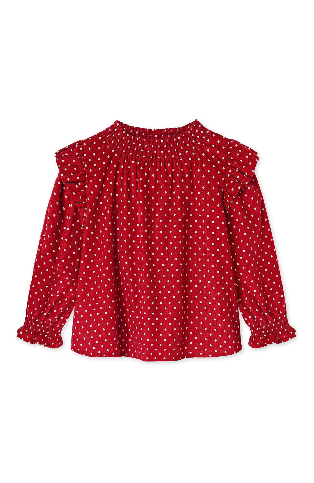 Dolly Dot Blus - Red Bud Dot