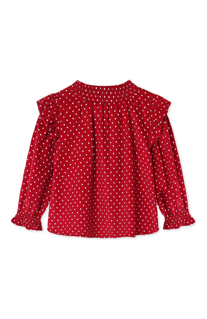 Dolly Dot Blus - Red Bud Dot - detalj 1