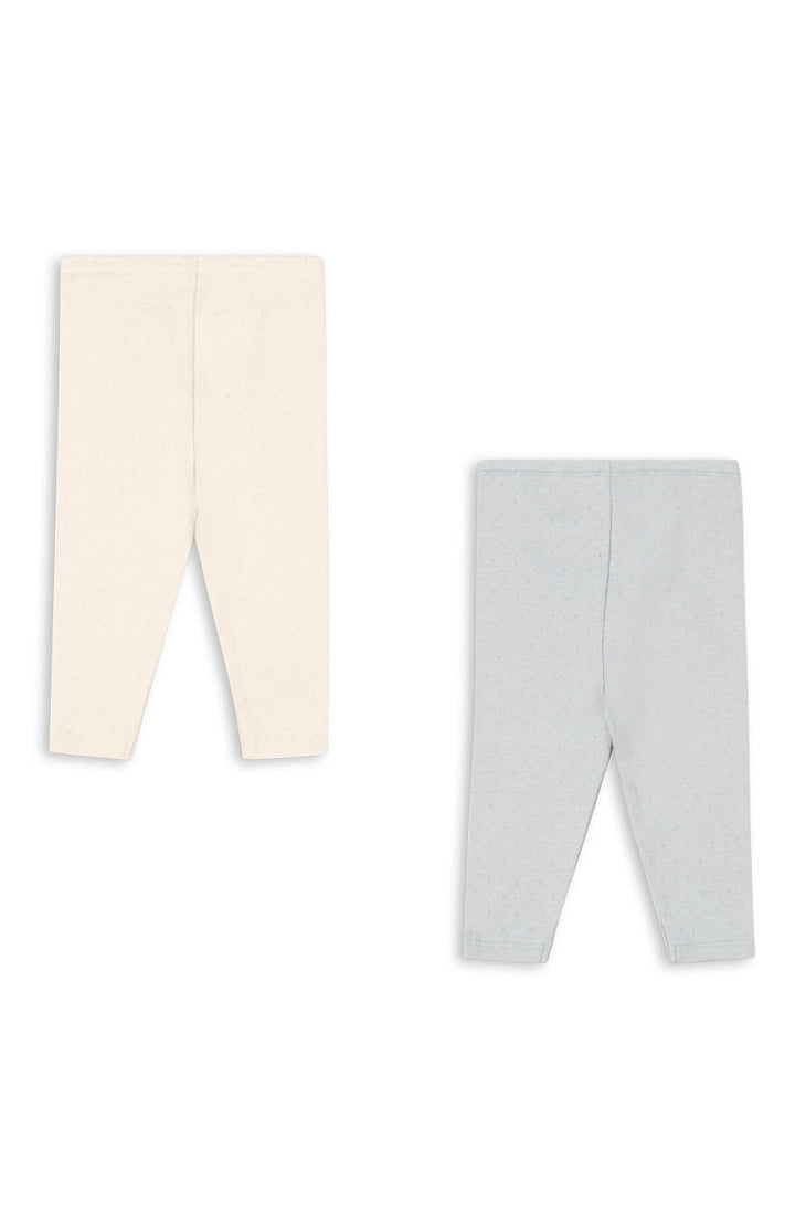 Perla 2-pack Pants - Buttercream/Pearl Blue - 4