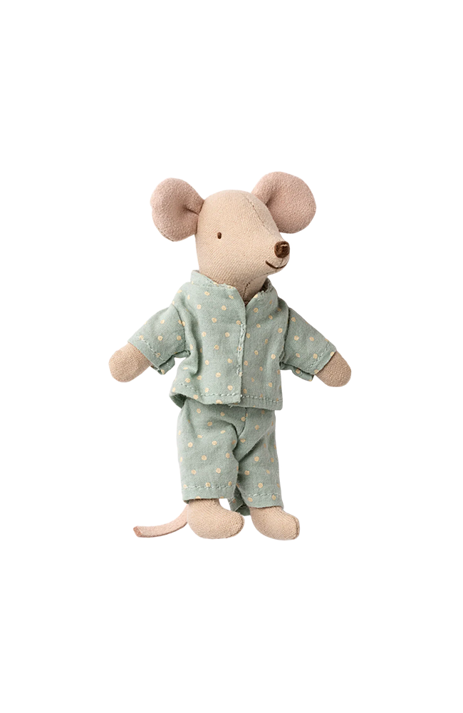 Little Brother Mouse In Matchbox - Blue