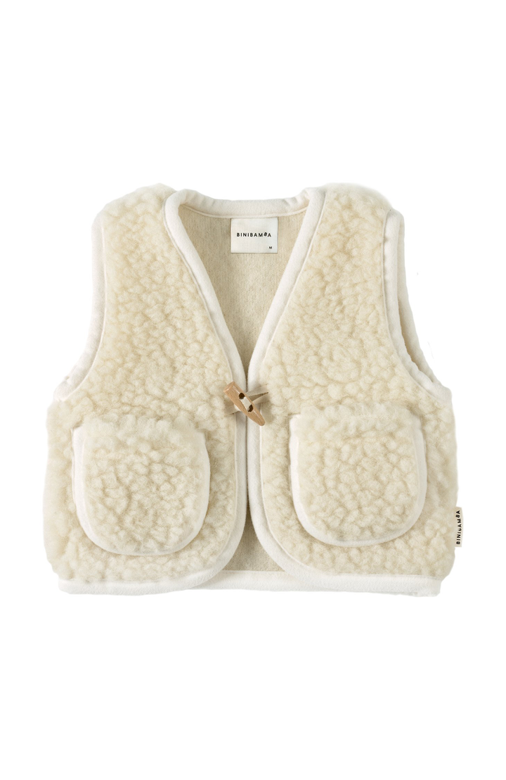 Merino Snugglevest - Milk