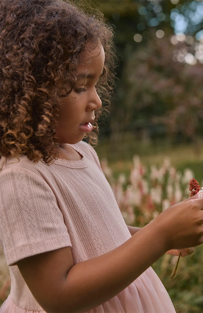 Fanella Tulle Dress - Peach Whip