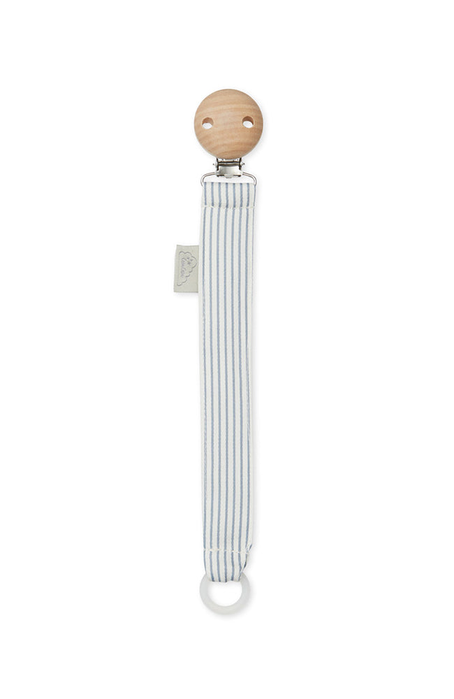 Pacifier Holder - Classic Stripes Blue CamCam Copenhagen Napphållare