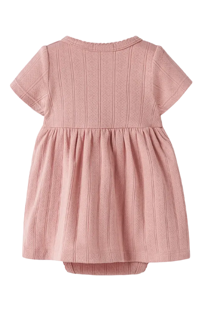 Falina SS Body Dress - Misty Rose