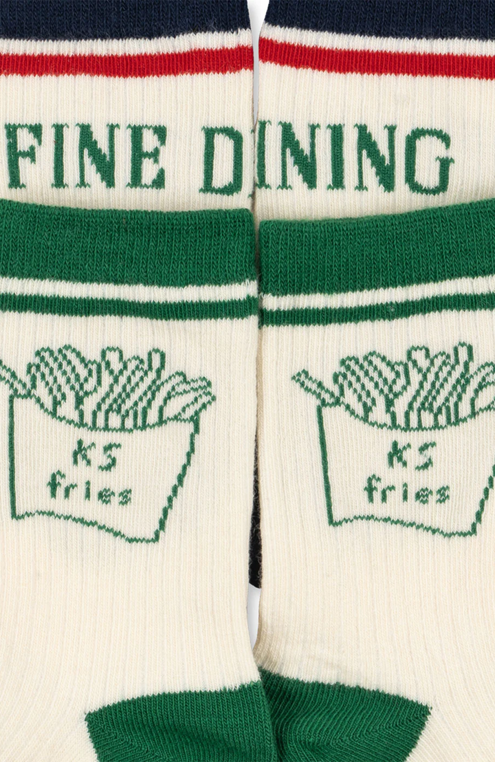 2 Pack Rib Fries Socks - Fine Dining