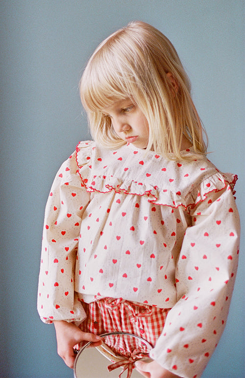 Betsy Blouse - Rouge Heart