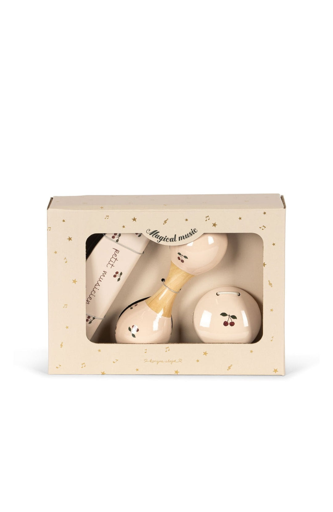 Music Set Petit från Konges Slöjd i Cherry, i presentförpackning