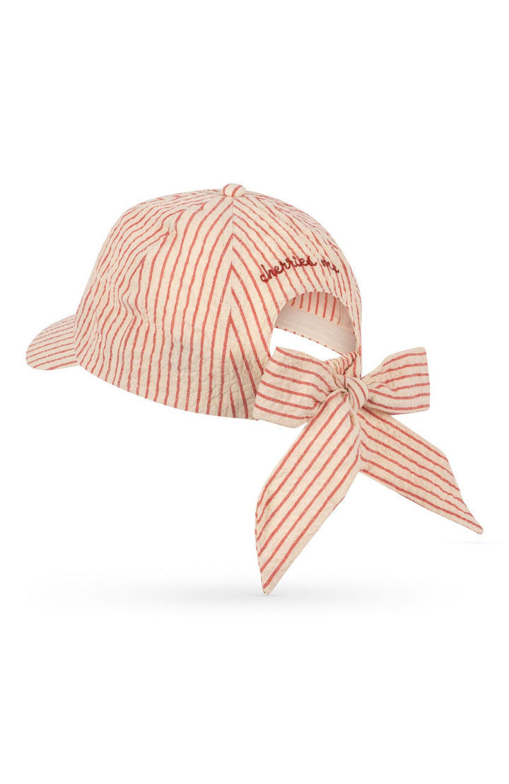 Ellie Bow Cap - Amour Stripe Konges Slöjd keps