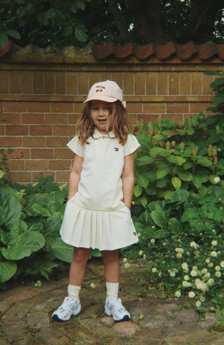 Ellie Bow Cap - Amour Stripe Konges Slöjd keps