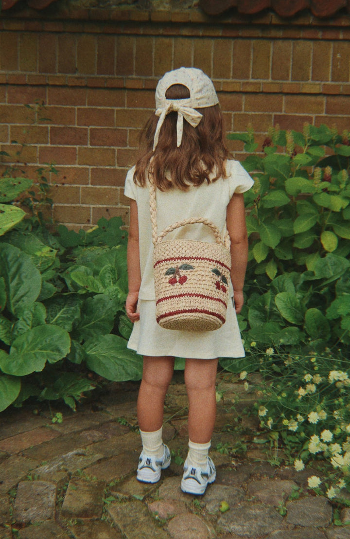 Ellie Bow Cap - Amour Stripe Konges Slöjd keps