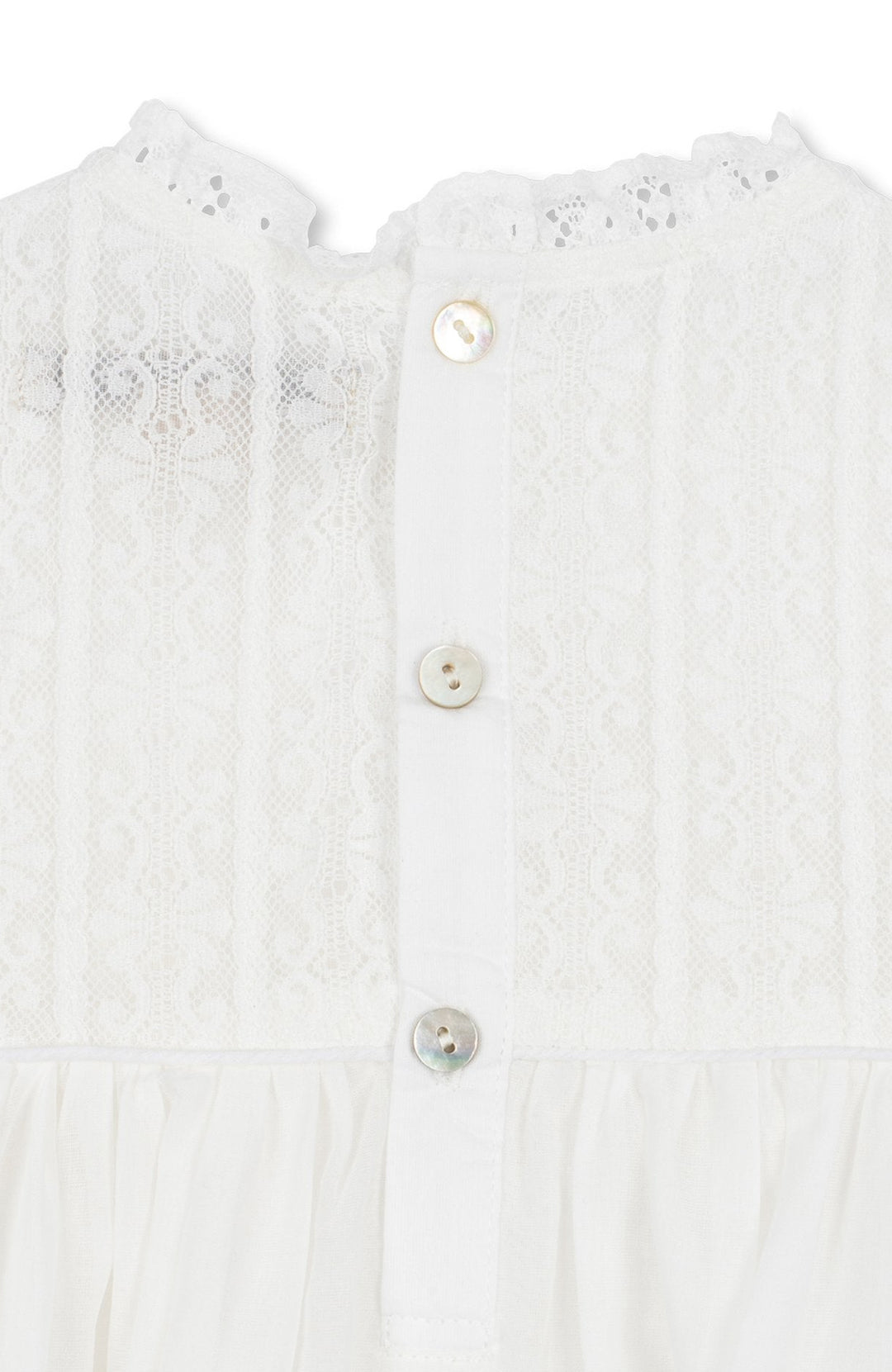 Bambina Dress - Optic White Konges Slöjd Klänning
