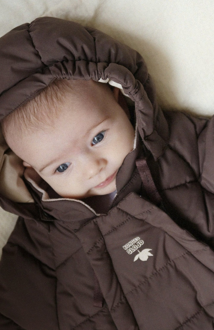 Alpi Baby Suit - Chocolate Brown – detalj 3