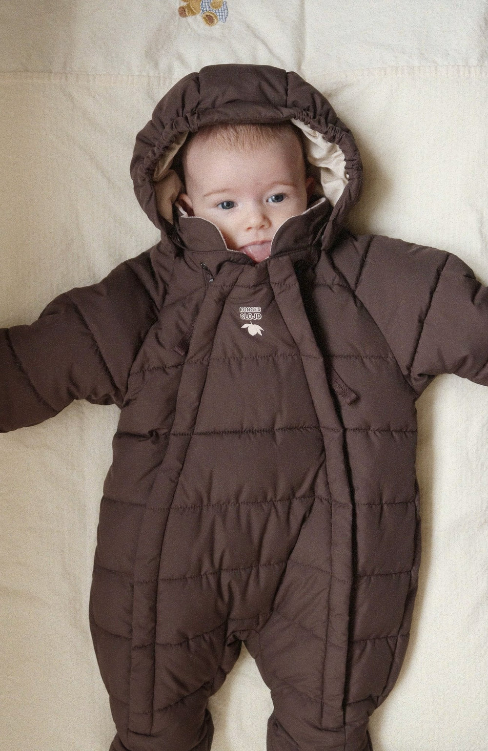 Alpi Baby Suit - Chocolate Brown – detalj 4