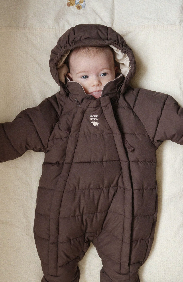 Alpi Baby Suit - Chocolate Brown – detalj 4