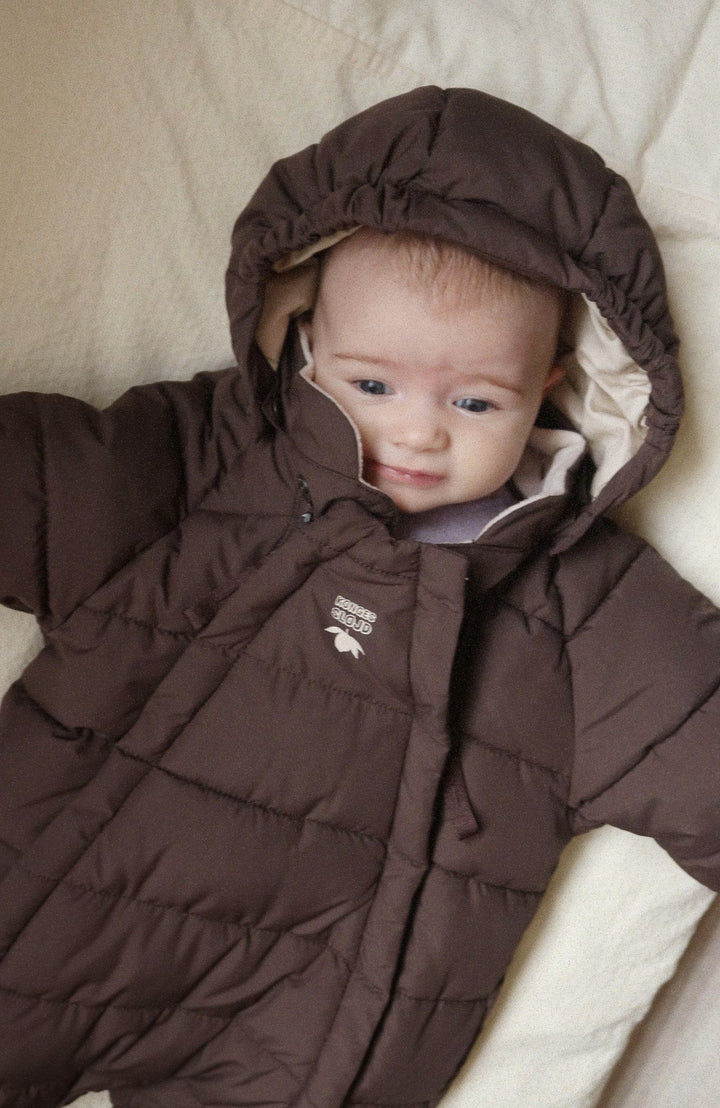 Alpi Baby Suit - Chocolate Brown – detalj 5
