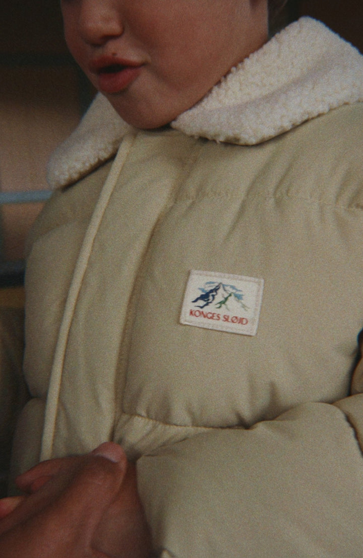 Alpi Collar Jacket - Pale Olive Green – detalj 6