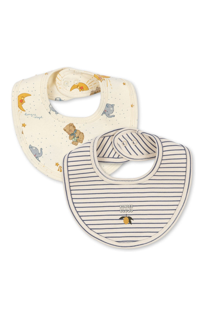 Basic 2 Pack Bibs - Stripe Como