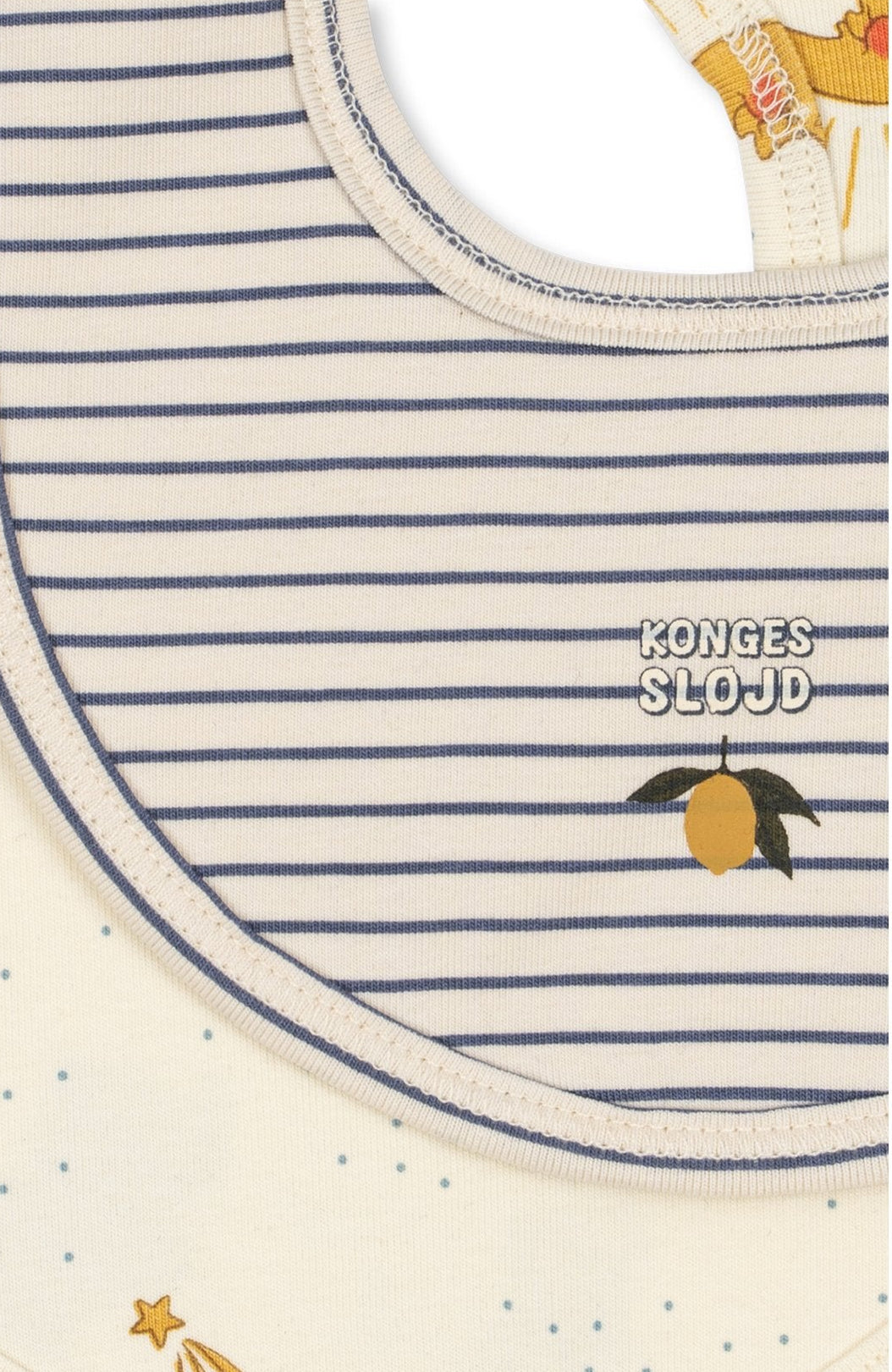 Basic 2 Pack Bibs - Stripe Como – detalj 2