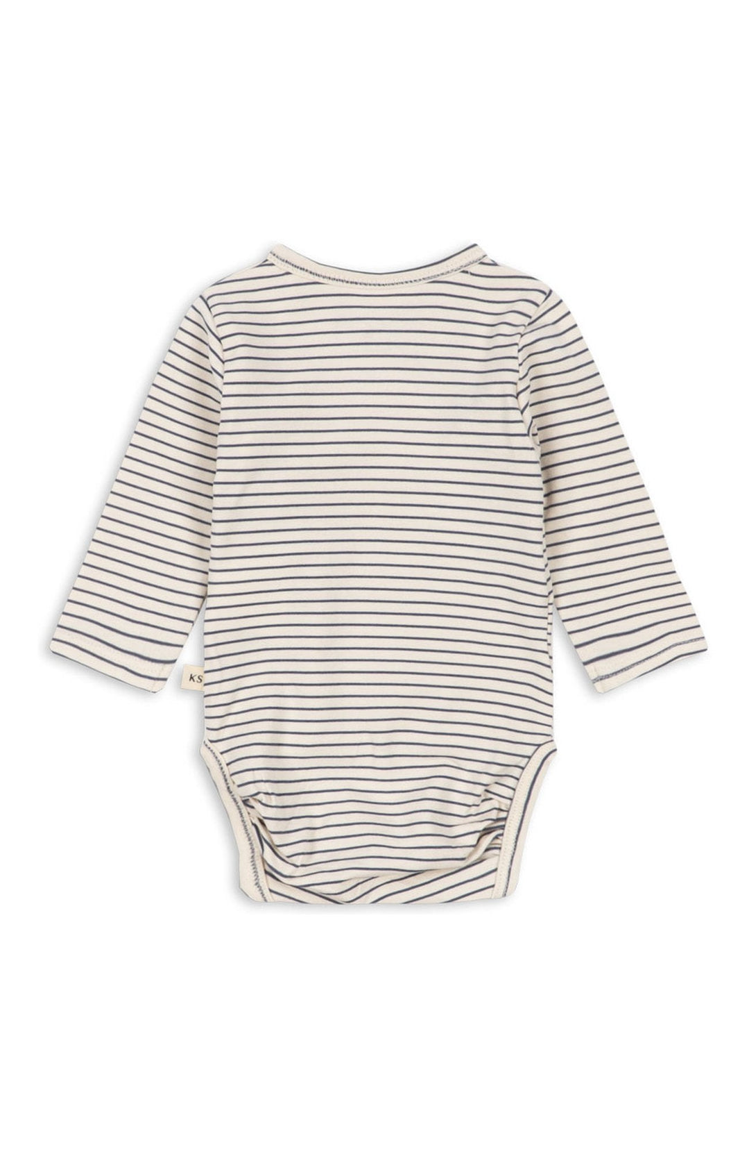 Basic LS Newborn Body - Stripe Como Konges Slöjd Body