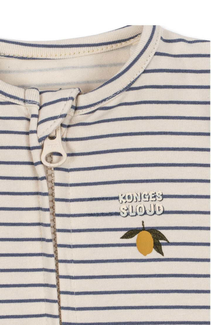 Basic Zip Onesie - Stripe Como – detalj 2