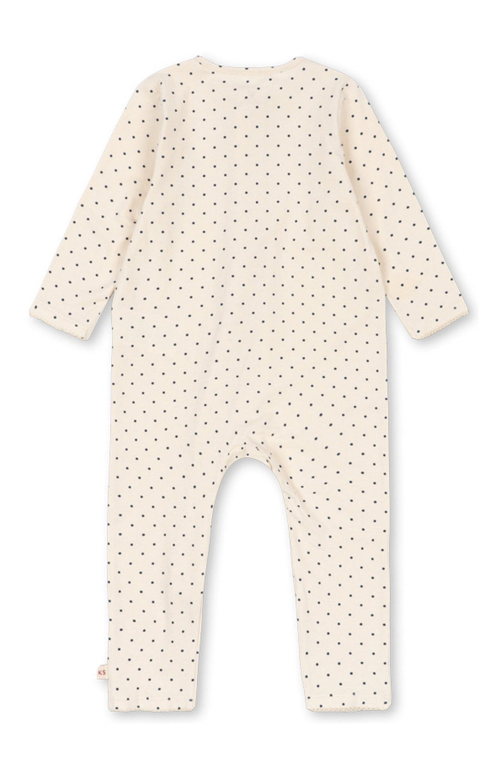 Basic Zip Onesie - Blue Dot – detalj 1