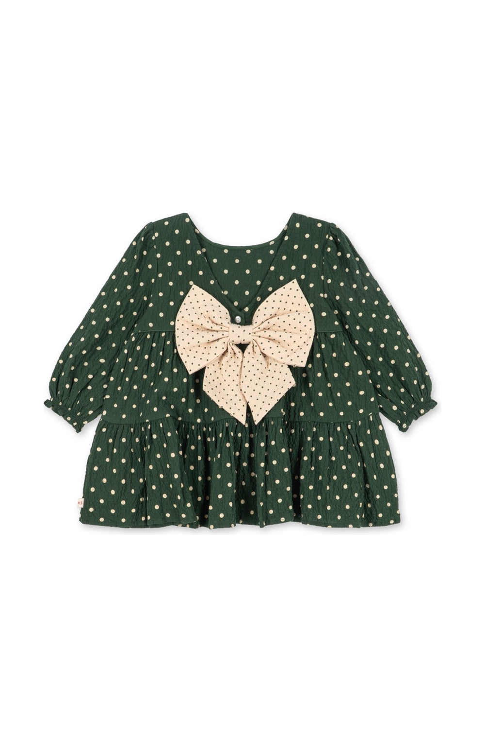 Elin LS Bow Dress - Dot Marseille
