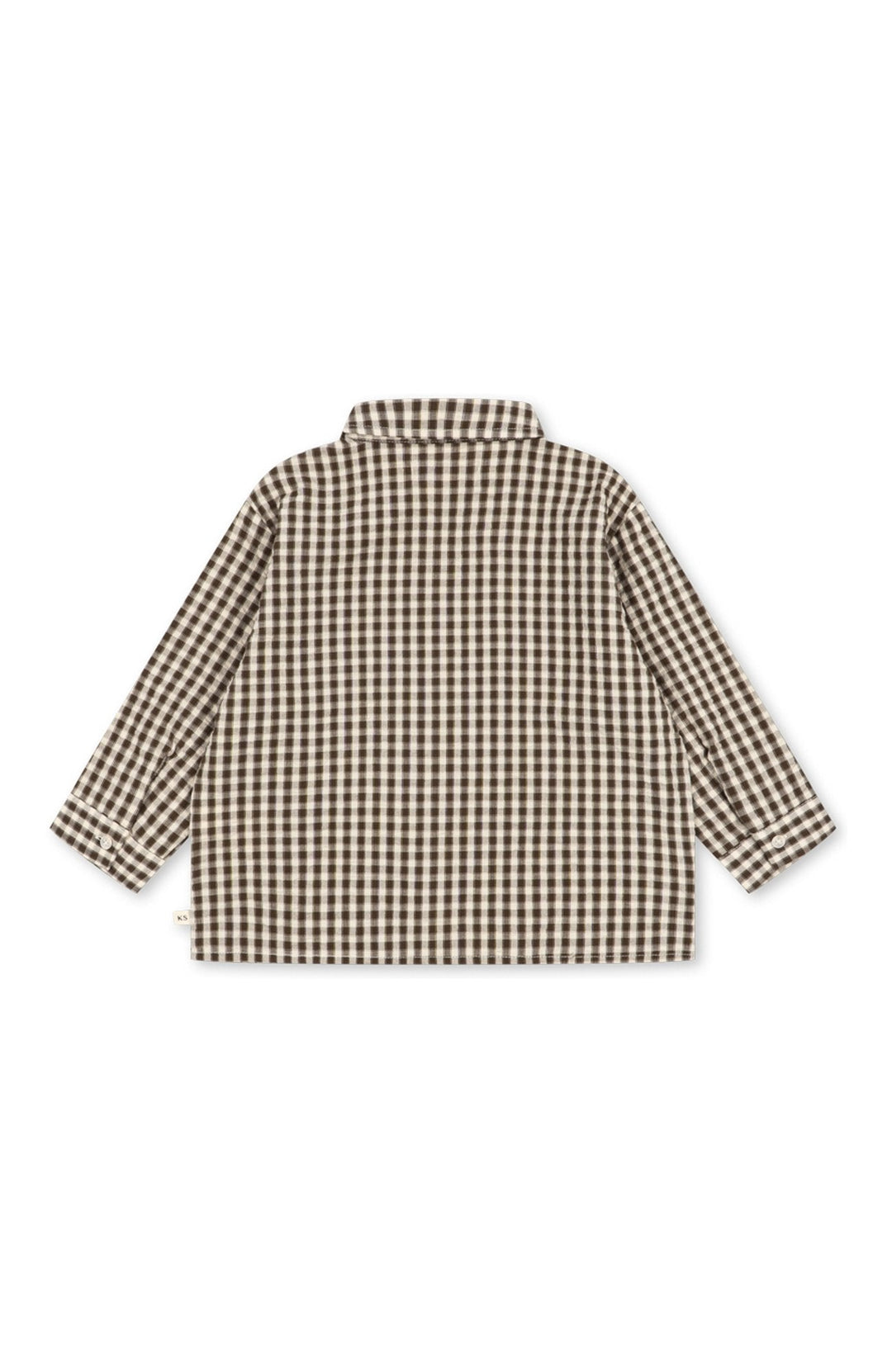 Kim LS Shirt - Choco Check Konges Slöjd Skjorta