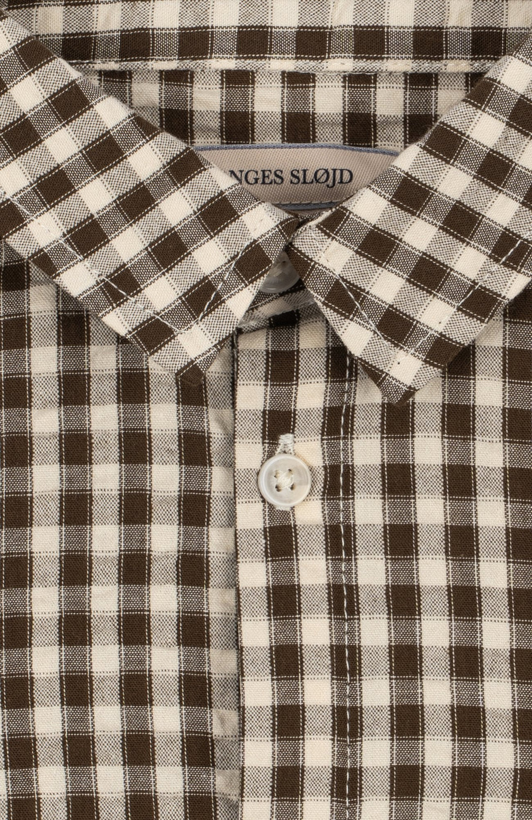Kim LS Shirt - Choco Check Konges Slöjd Skjorta