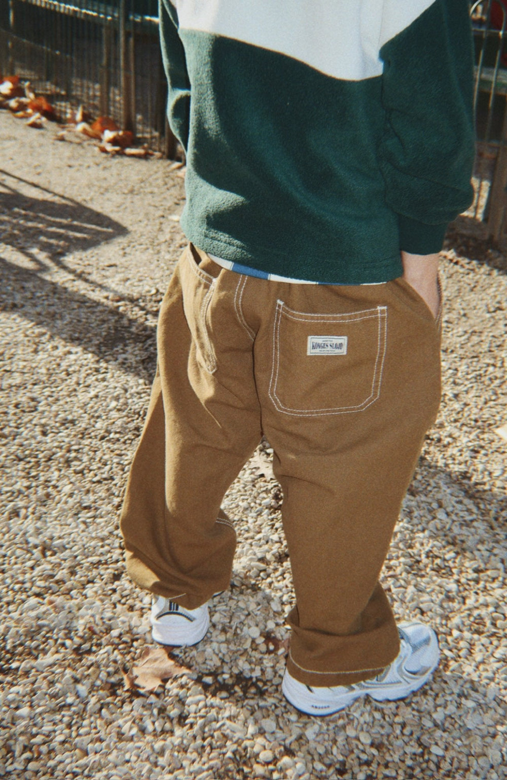 Rida Pants - Ermine – detalj 5
