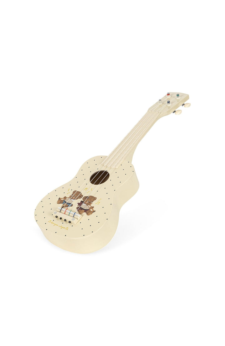 Ukulele i trä från Konges Slöjd, Teddy Bear, med nallemotiv