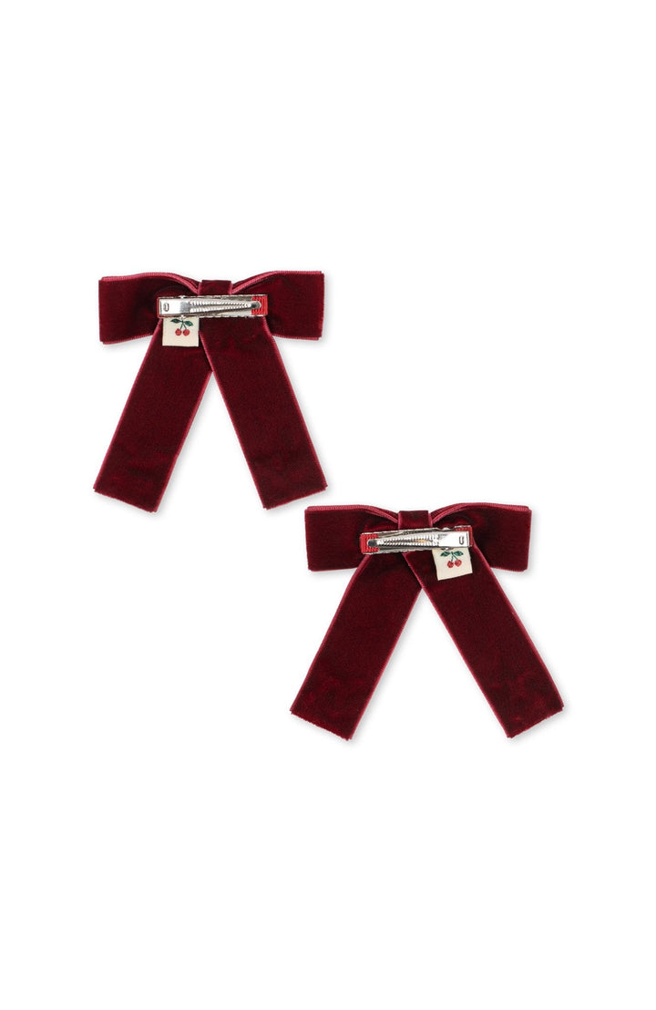 Juliette Bow Hair Clip 2-Pack - Rio Red