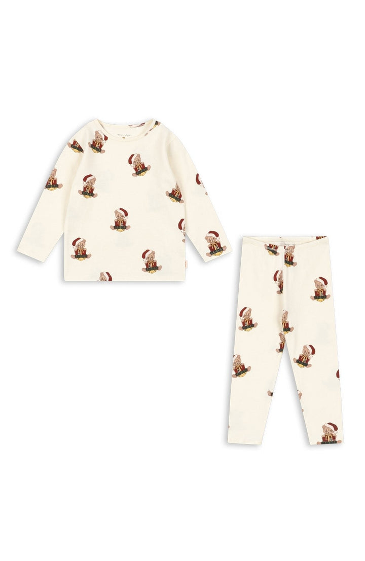 Basic Blouse/Pants Set - Teddy Bear
