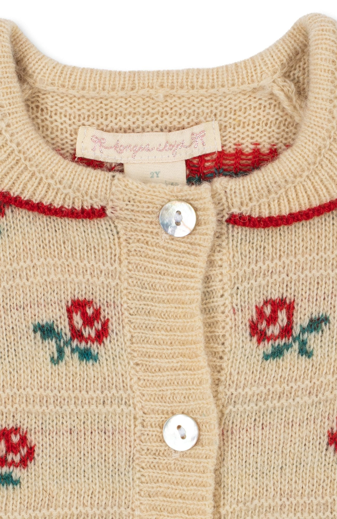 Belou Collar Cardigan - Rose
