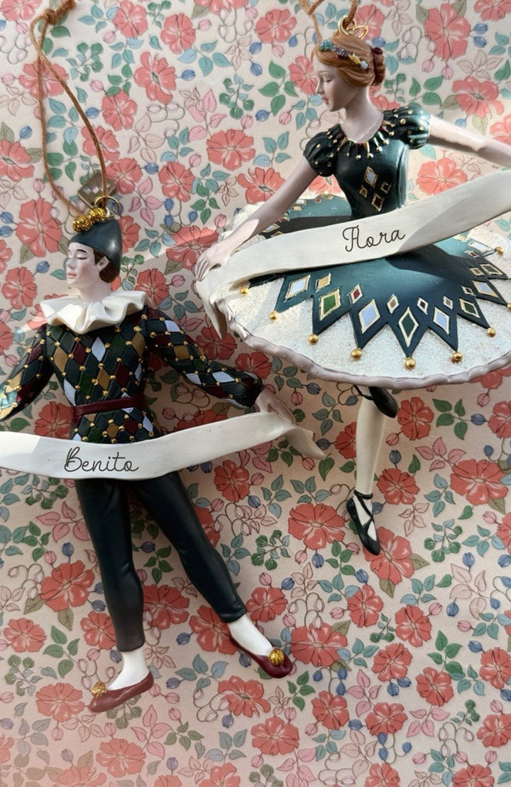 Christmas Ornament - Harlekin Ballerina
