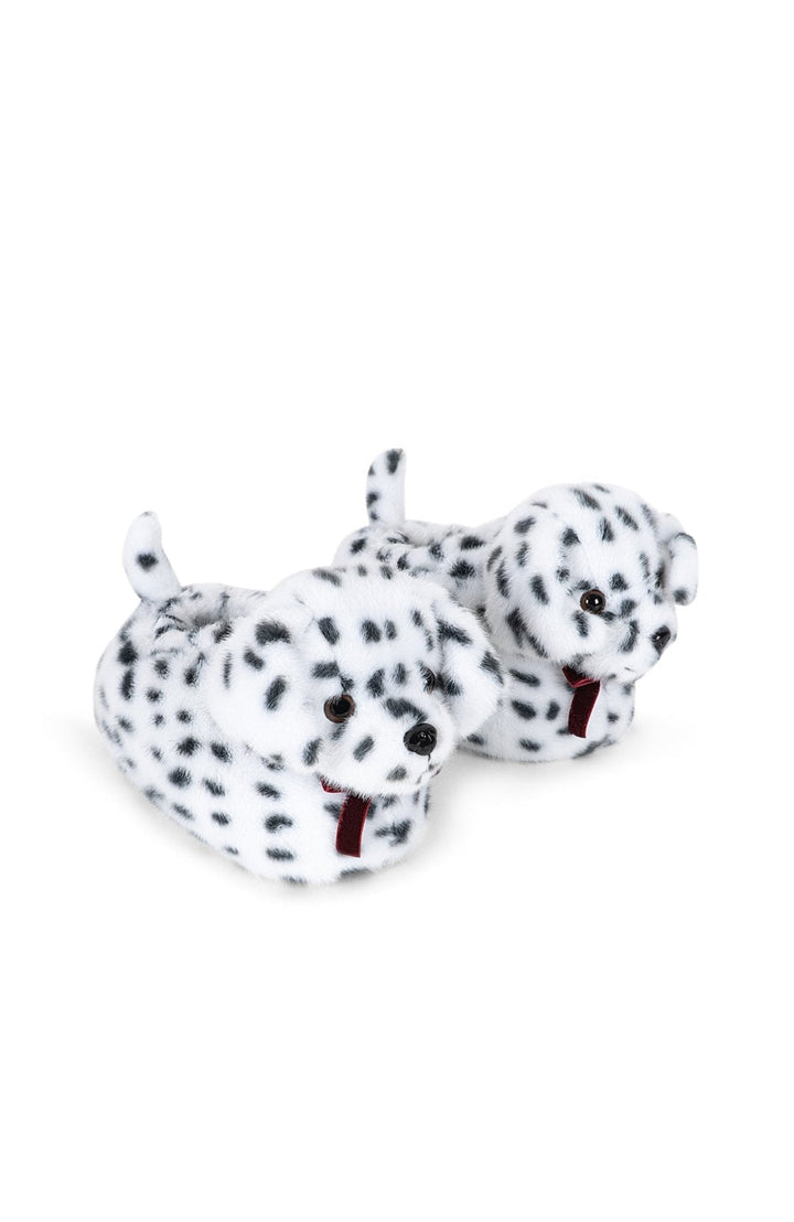 Dalmatian Footies - Beige/Black