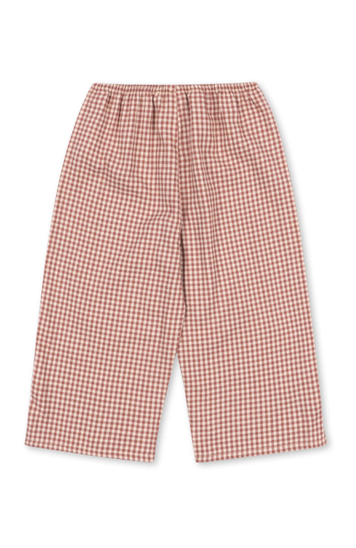 Foret Slit Pants i Canyon Check, baksida