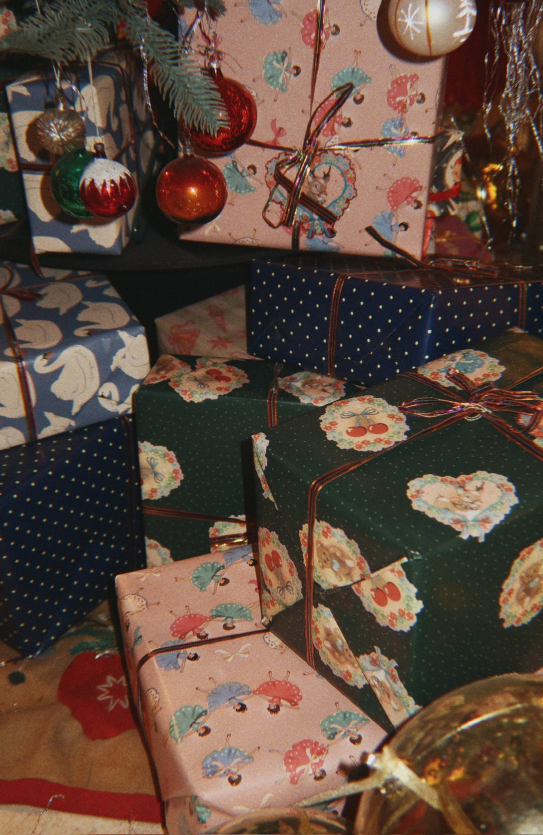 Wrapping Paper - Bow Ballerina Blush