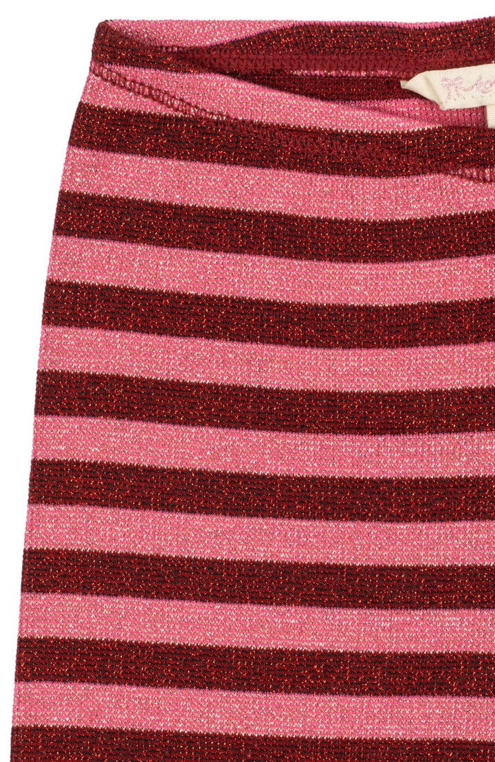 Randigt tyg i rosa och vinrött – Roli Stripe Pants