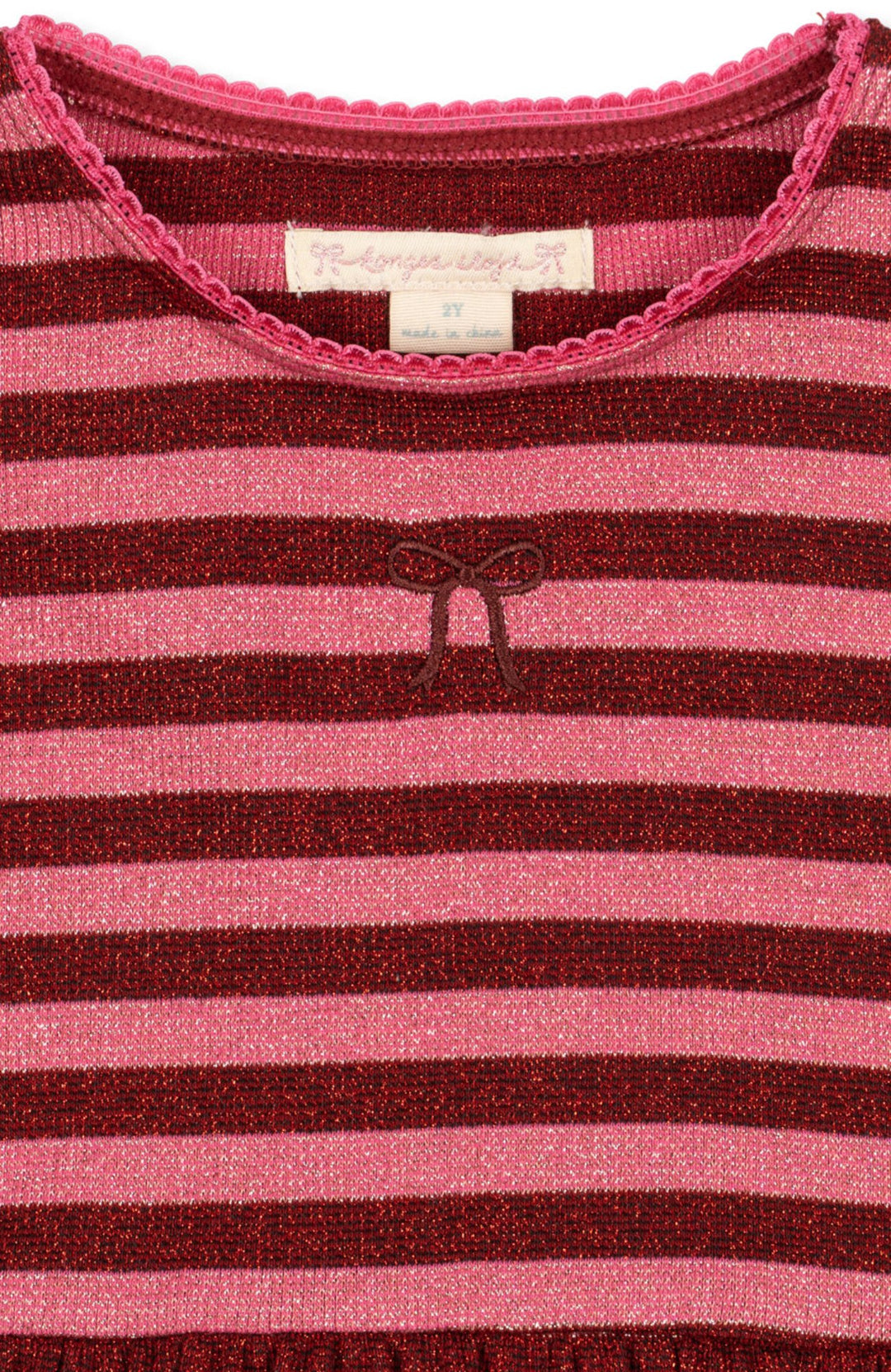 Rosett vid halsen – Roli Stripe Dress