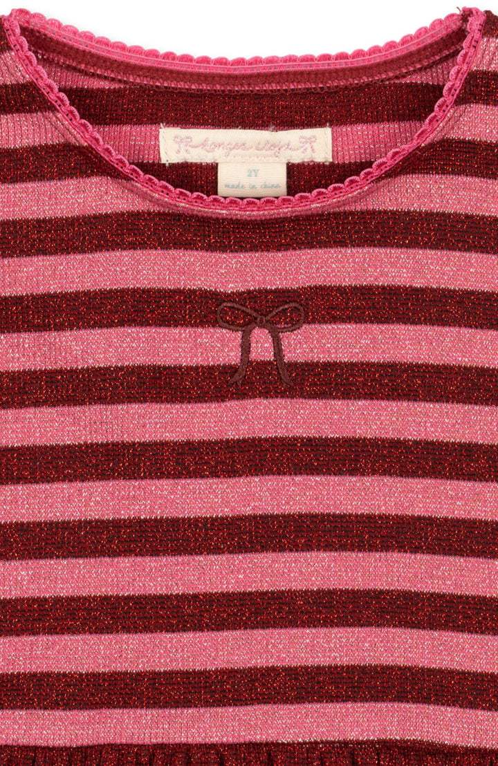 Rosett vid halsen – Roli Stripe Dress