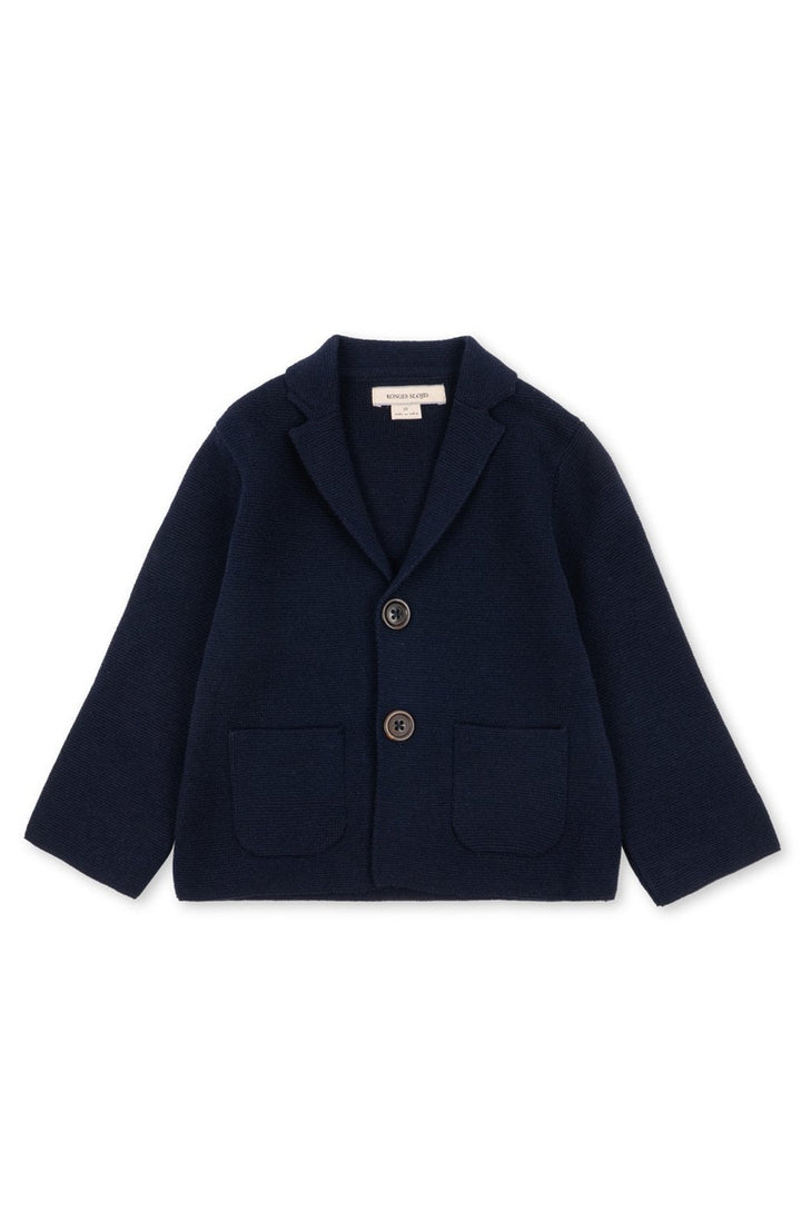 Gabriel Knitted Blazer - Dark Navy